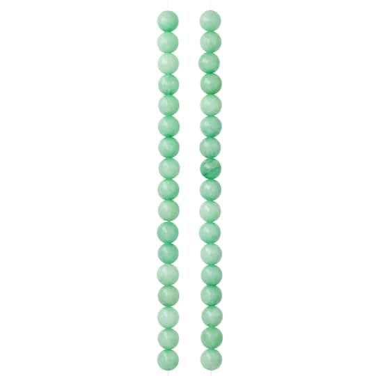 8mm Mint Round Beads by Bead Landing™